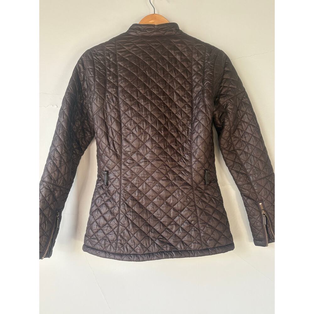 Barbour Quilted Brown Jacket - image 8